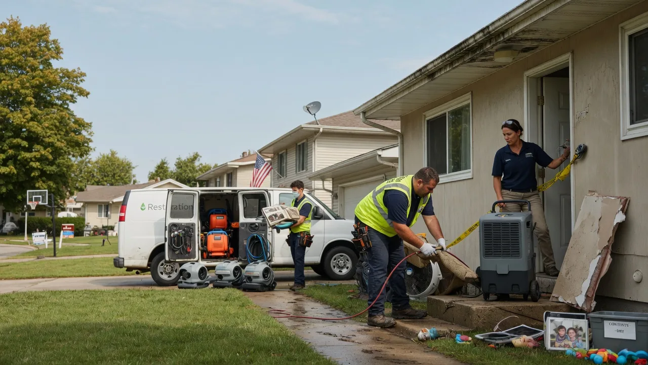 Water Damage Restoration in Dewey, IL near me